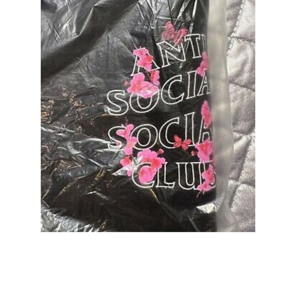 Anti Social Social Club Sugar Hill Kkoch Members Exclusive Black Tee - Picture 6 of 6